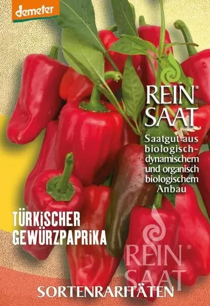 Bio Samen Türkische Gewürzpaprika