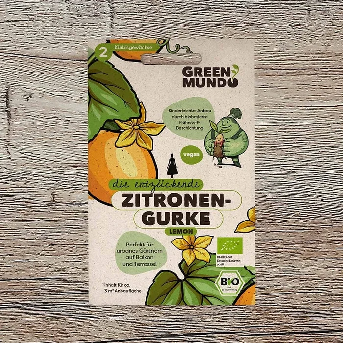 Zitronengurke ‚Lemon‘ Bio-Gemüse-Samen